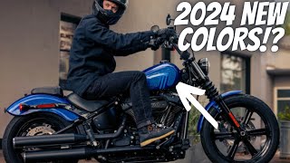 2024 Harley Davidson Street Bob 114 NEW Colors Announced [upl. by Barbette]