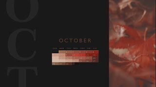 Aesthetic calendar October1 VenusBeautyInst [upl. by Illoh]