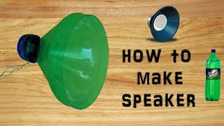 How To Make Speaker with plastic bottle Simple amp Easy DIY [upl. by Elokyn]