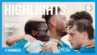 HIGHLIGHTS  Frosinone  Napoli 13  Serie A 1ª giornata [upl. by Joseito]