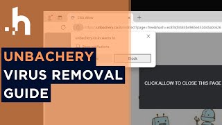 Unbacherycoin Popup Virus  What Is It amp How Do I Remove It [upl. by Nyladnor]