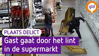 Klant draait door in supermarkt  Plaats Delict [upl. by Levina]