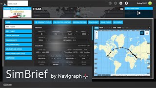 SimBrief Dispatch for MSFS  Navigraphs Flight Planning Right In The Sim [upl. by Ahsoem]