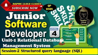 L4 U1 S2 Structured Query LangaugeSQL Part6 [upl. by Vihs]