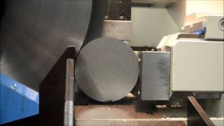 Cutting stainless steel billets in seconds with a KinkelderBV CX6 circular saw blade [upl. by Eilujna]