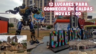 12 lugares para conhecer em Caldas Novas  GO [upl. by Asilehs]