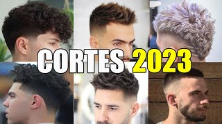 MEJORES CORTES de PELO para HOMBRES este 2023  COMO PEINARSE el CABELLO [upl. by Airdnala775]