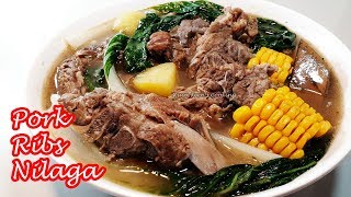 HOW TO MAKE THE EASIEST NILAGANG PORK RIBS RECIPE  SUPER YUMMY [upl. by Zola]