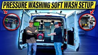 Transit Van Pressure Washing Soft Wash Setup [upl. by Bale]