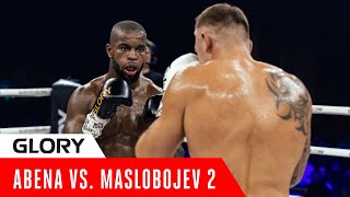 GLORY 83 Donegi Abena vs Sergej Maslobojev Light Heavyweight Title Bout  Full Fight [upl. by Sivle33]