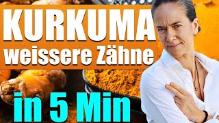 KURKUMA  Wunderwaffe für WEISSE ZÄHNE in 5 min TOP oder FLOP [upl. by Ber827]