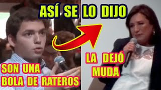 ESTUDIANTE de la IBERO le CANTA SUS VERDADES al PRIAN y a XÓCHITL [upl. by Attirehs364]