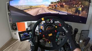 CRAZY SPEED 2 DIRT Rally 20  Audi S1 WRX  High End Full Motion Simracing Simulator [upl. by Narcis]