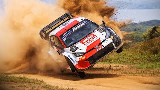 The Best of WRC Rally 2023  Crashes Action and Raw Sound [upl. by Fredenburg]