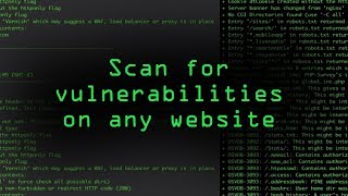 Scan for Vulnerabilities on Any Website Using Nikto Tutorial [upl. by Anirres]