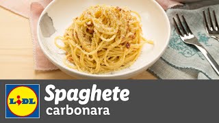 Spaghete Carbonara • reteta Bucataria Lidl [upl. by Emma]