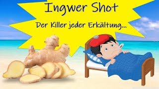 Ingwer Shot  Der Killer jeder Erkältung [upl. by Randall]