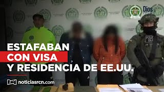 Cayó red que estafa con visas y residencias para Estados Unidos [upl. by Kessiah970]