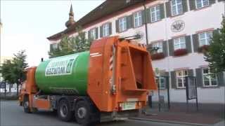 Benne à Ordures Faun Rotopress  Camion Poubelles Garbage Truck Refuse Truck [upl. by Airyt]