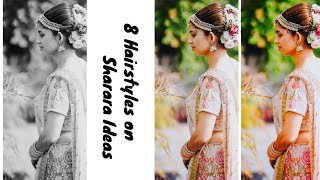 Hairstyles for Sharara Dress  8 Hairstyles on Sharara Ideas which work wonders with your look [upl. by Aicala]