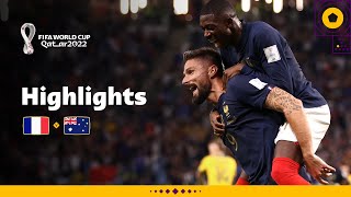 Giroud equals Henrys record  France v Australia highlights  FIFA World Cup Qatar 2022 [upl. by Iad655]