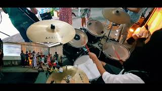 Puso Koy Nananabik drum cover  drummer girl  jameerah JIACC Bilad Anniversary [upl. by Moyer]