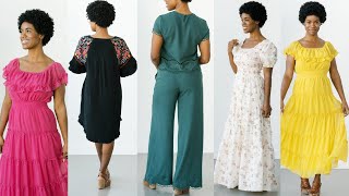 MODEST FASHION LOOKBOOK  Maxi Dress Matching Set Smart  Business Casual Christian Modesty [upl. by Aramat744]