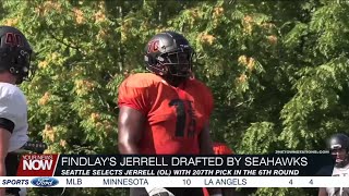 University of Findlays Michael Jerrell Drafted by Seattle in Sixth Round of NFL Draft [upl. by Melmon879]