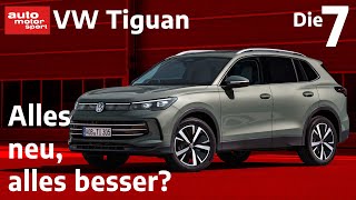 VW Tiguan Alles neu alles besser I auto motor und sport [upl. by Yanaj418]