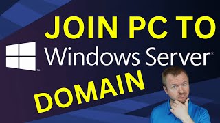 How to Join Windows 11 PC to Windows Server 2022 Domain [upl. by Nhguaved]