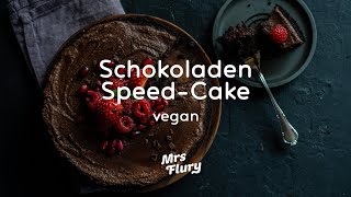 Einfacher veganer Schokokuchen  ohne Mixer in 10 Minuten zubereitet [upl. by Alexandre238]