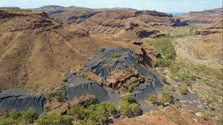 Wittenoom Mine Australia From Above [upl. by Anitsrhc70]