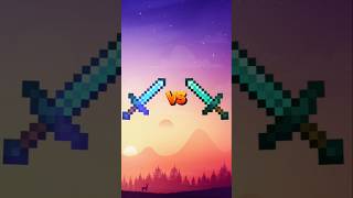 Enchanted diamond sword vs diamond sword 💎 phixel minecraft Enchanted shorts [upl. by Bust]