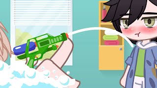 sprays water from a watergun  gacha club  gacha life  gacha Read description [upl. by Frederico849]