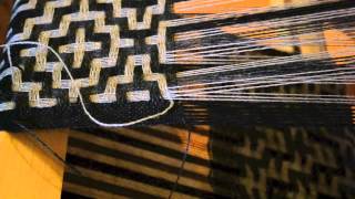 Selvedge Technique for Deflected Double Weave [upl. by Esserac]