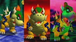 Super Mario 64  All Bowser Levels [upl. by Cairns]