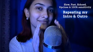 ASMR Repeating Intro  Talking You To Sleep 😴  Pure Whispers with Hand Sounds [upl. by Akital711]