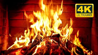 🔥 Cozy Fireplace 4K 12 HOURS Fireplace with Crackling Fire Sounds Crackling Fireplace 4K [upl. by Mendoza]