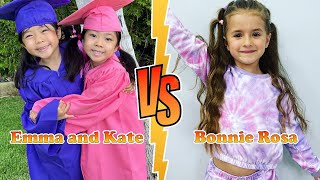 Emma and Kate Kaji Family VS Bonnie Rosa Transformation 2024 ★ From Baby To Now [upl. by Kovacs]