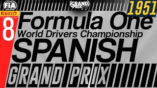 The History of Formula One 1951  Spanish Grand Prix 88 [upl. by Siurtemed]