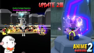 ANIME WARRIORS UPDATE 2 AMANHA QUAL MAPA SERA ATUALIZAÃ‡ÃƒO DA MINHA CONTA PRINCIPAL [upl. by Dnomsaj]