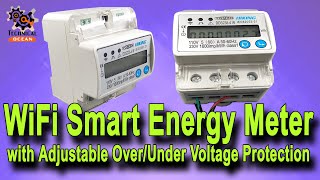 WiFi Smart Energy Meter with Adjustable OverUnder Voltage Protection Unboxing [upl. by Conners]