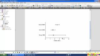 Tutorial for  GraphPad Odds ratio Forest plot 教學 [upl. by Ahsekat]