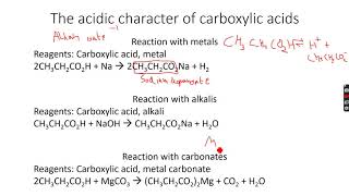 ASLevel Chemistry Alcohols Esters and Carboxylic Acids Part 15 [upl. by Lowrance749]