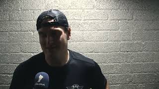 INTERVIEW Gustav Jansson post game BeNe League HIJS Hokij Den Haag 53 Liège Bulldogs 22122023 [upl. by Rabassa]