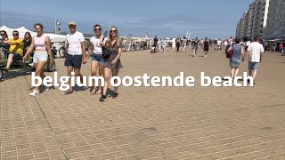 Belgium Oostende Beach [upl. by Atsedom]