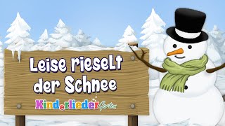 Leise rieselt der Schnee 🌨 Weihnachtslieder Winterlieder amp Adventslieder für Kinder zum Mitsingen [upl. by Trauts]