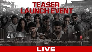 ZEBRA Movie Teaser Launch Event LIVE  Satya Dev  Daali Dhananjaya  Eashvar Karthic [upl. by Ellicott]