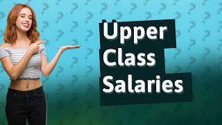 What yearly salary is considered upper class in Canada [upl. by Hepsoj]