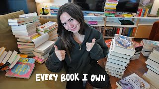 bookshelf tour amp organizing every single book I own [upl. by Iphagenia]